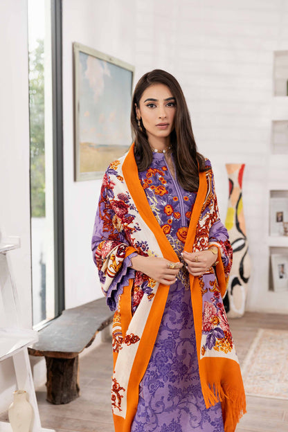 Nishat Linen - 3 Piece - Printed Embroidered Suit - 42303012