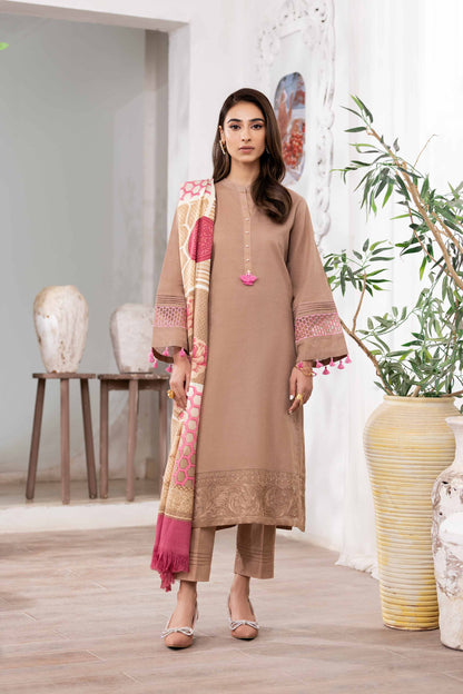 Nishat Linen - 3 Piece - Printed Embroidered Suit - 42303013