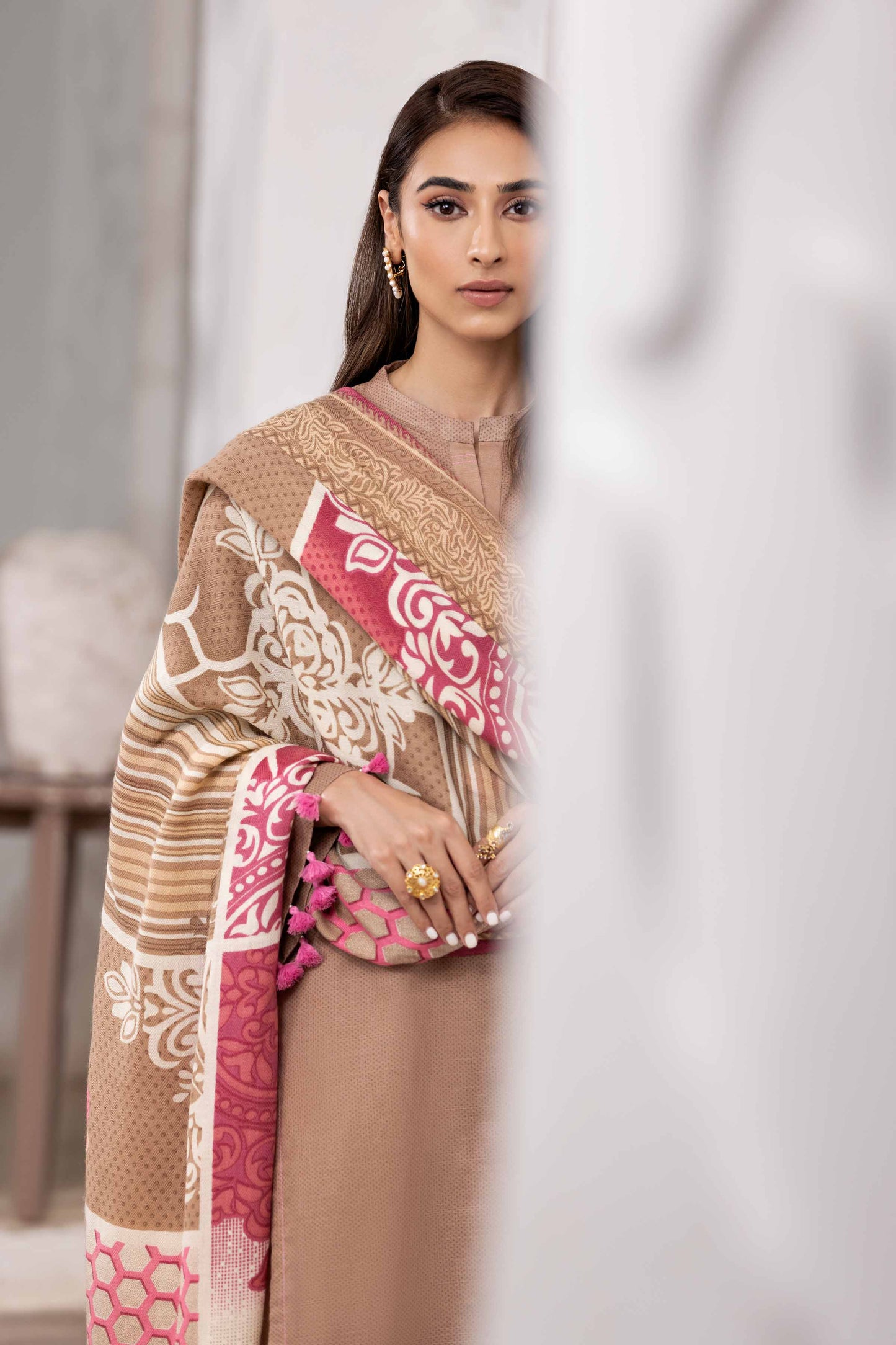 Nishat Linen - 3 Piece - Printed Embroidered Suit - 42303013