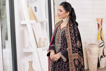 Nishat Linen - 3 Piece - Printed Embroidered Suit - 42303017