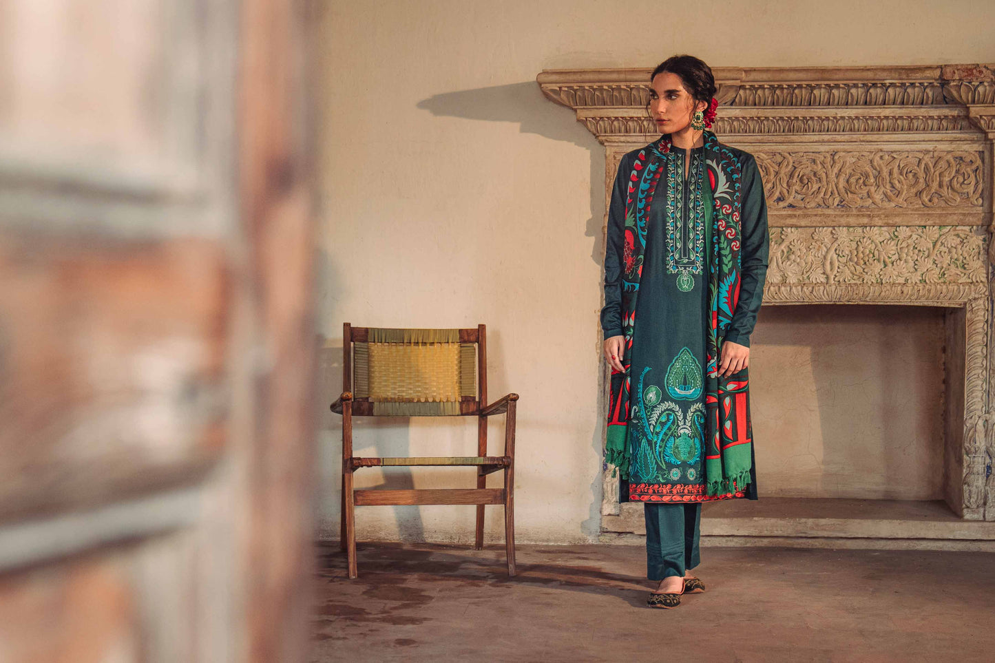 Nishat Linen - 3 Piece - Embroidered Suit - 42303023