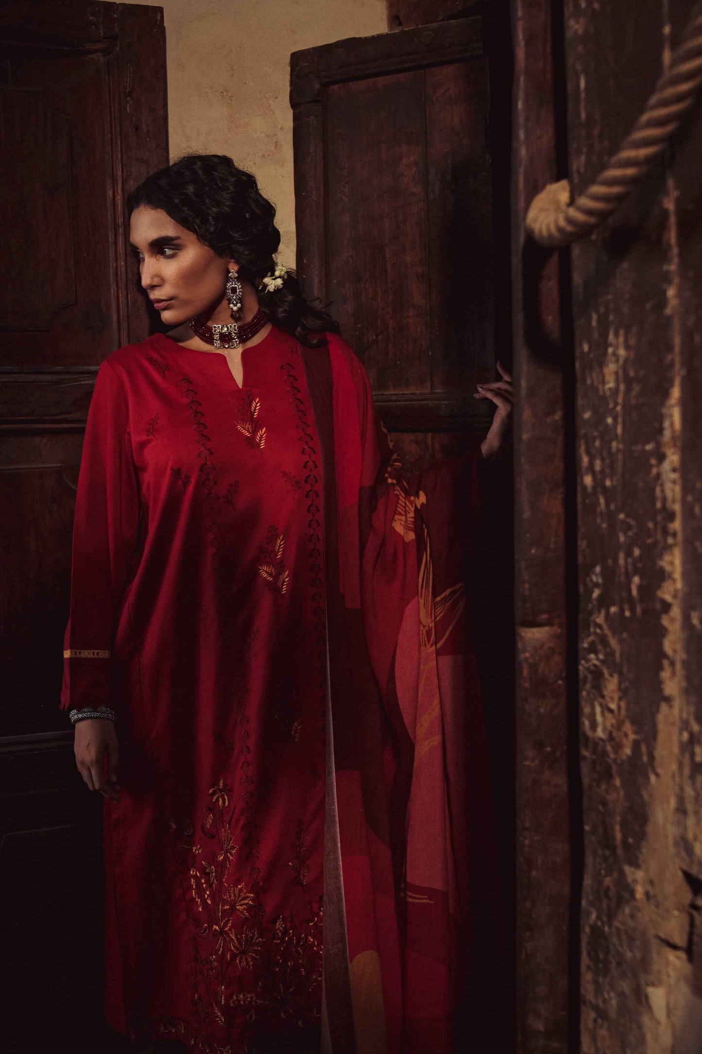 Nishat Linen - 3 Piece - Embroidered Suit - 42303028