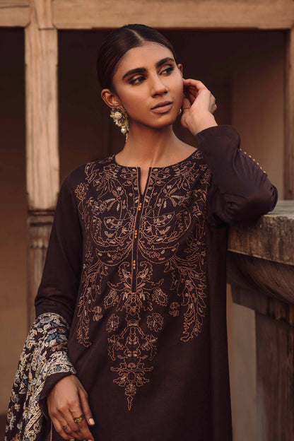 Nishat Linen - 3 Piece - Embroidered Suit - 42303031