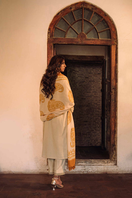 Nishat Linen - 3 Piece - Embroidered Suit - 42303034