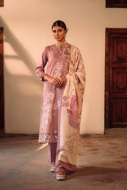 Nishat Linen - 3 Piece - Embroidered Suit - 42303035