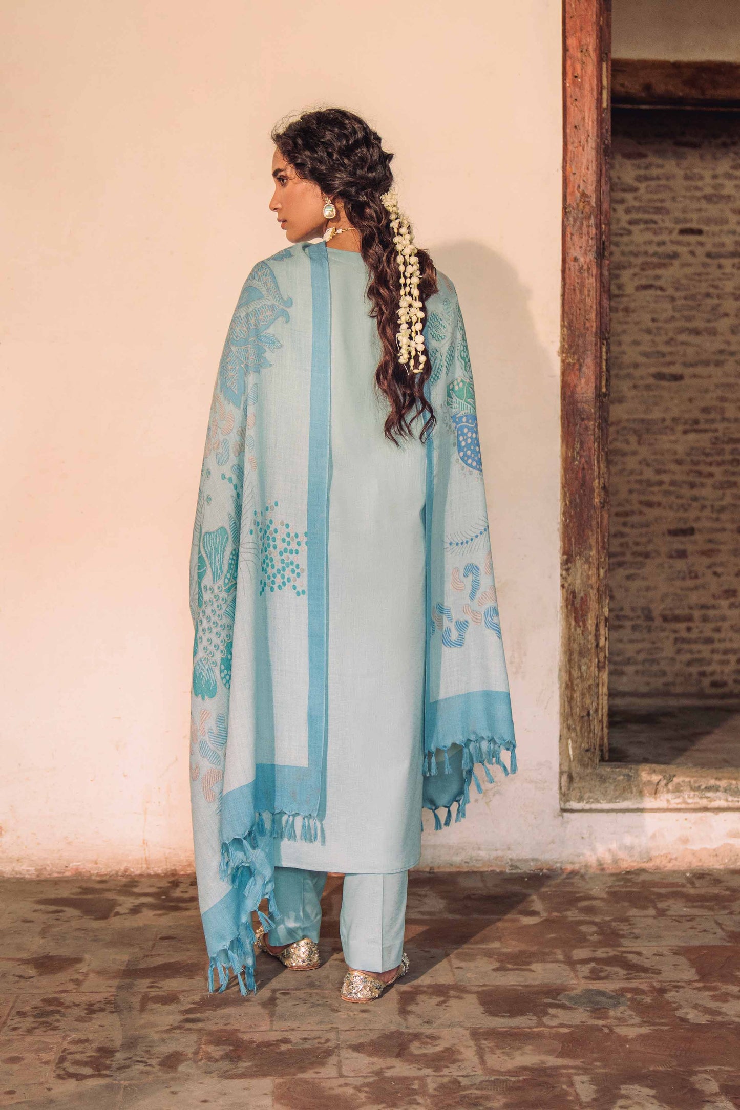 Nishat Linen - 3 Piece - Embroidered Suit - 42303036