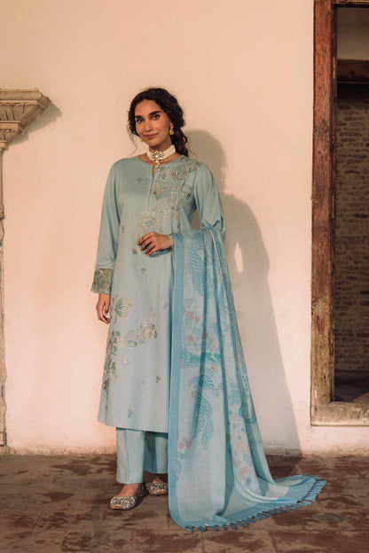 Nishat Linen - 3 Piece - Embroidered Suit - 42303036