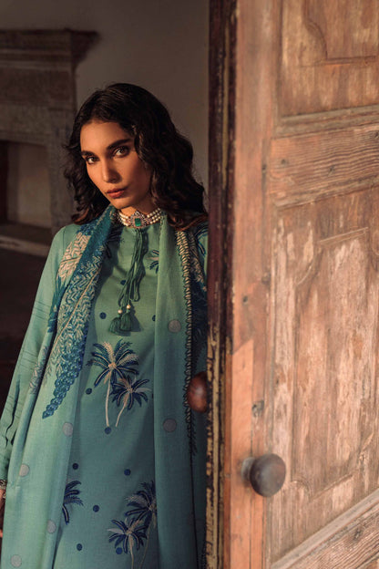 Nishat Linen - 3 Piece - Embroidered Suit - 42303040