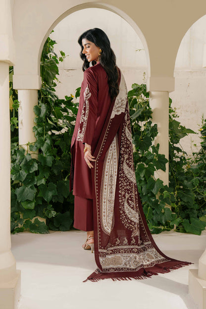 Nishat Linen - 3 Piece - Embroidered Suit - 42303045