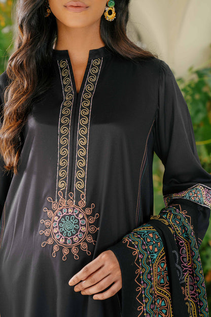 Nishat Linen - 3 Piece - Embroidered Suit - 42303048