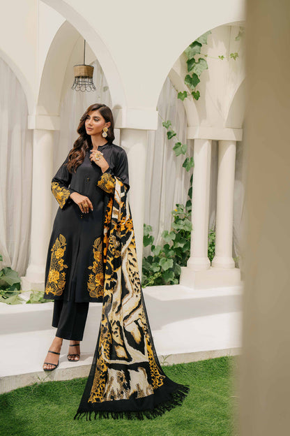 Nishat Linen - 3 Piece - Embroidered Suit - 42303049