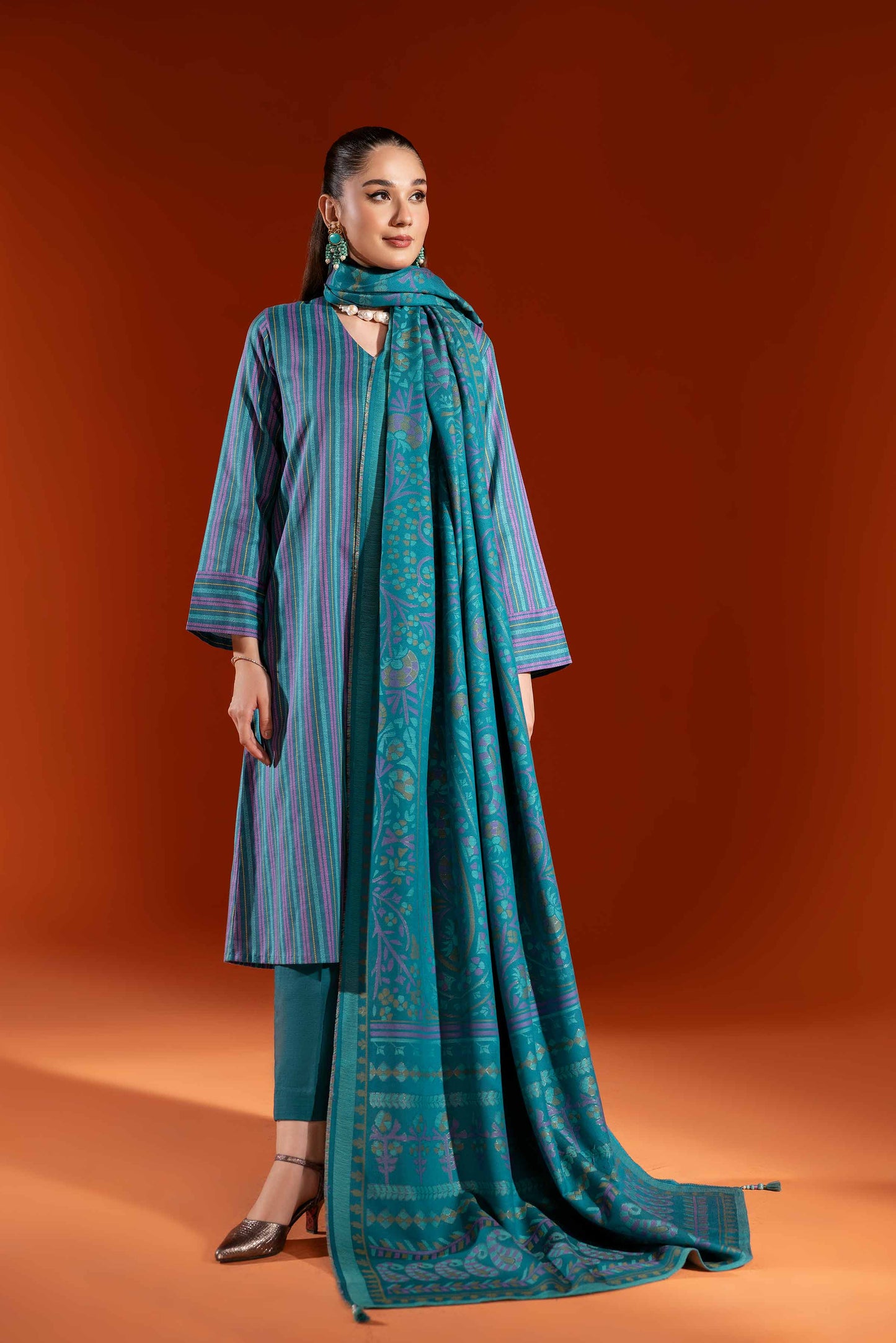 Nishat Linen - 3 Piece - Printed Suit - 42303053