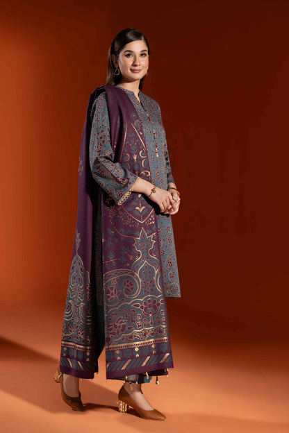 Nishat Linen - 3 Piece - Printed Suit - 42303054