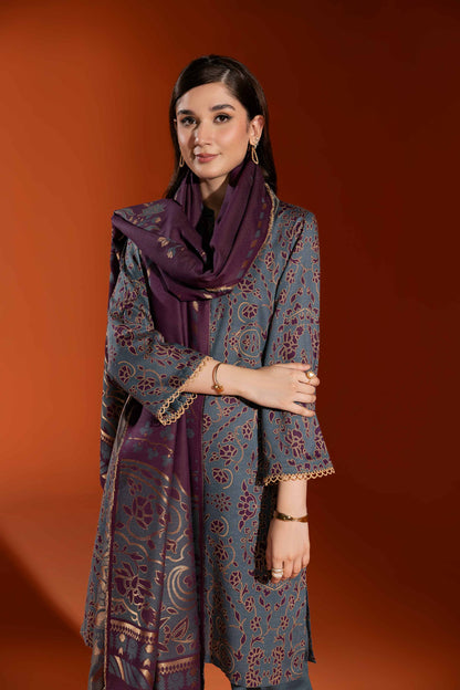 Nishat Linen - 3 Piece - Printed Suit - 42303054