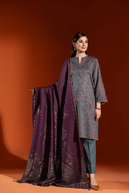 Nishat Linen - 3 Piece - Printed Suit - 42303054