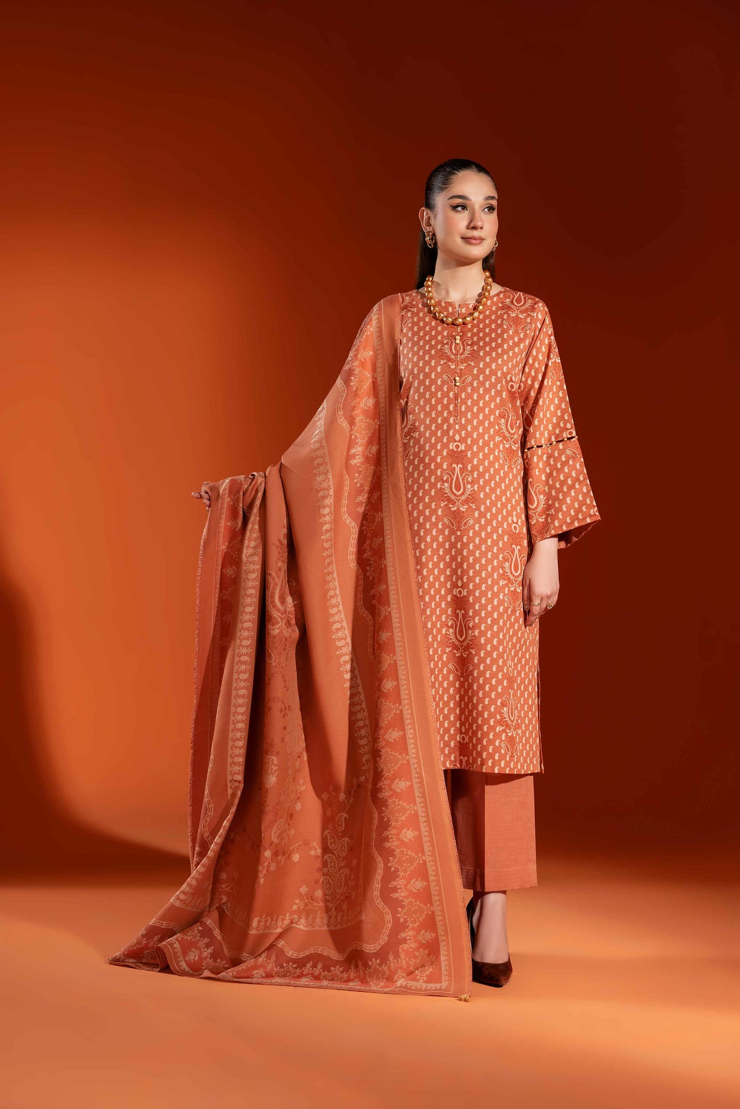 Nishat Linen - 3 Piece - Printed Suit - 42303058