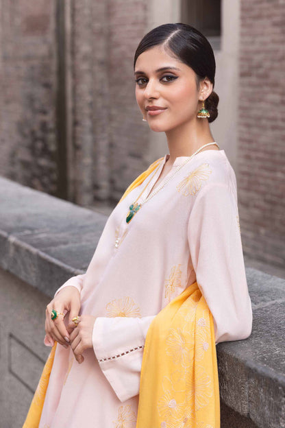 Nishat Linen - 3 Piece - Dyed Embroidered Suit - 42303068