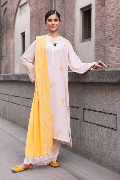 Nishat Linen - 3 Piece - Dyed Embroidered Suit - 42303068