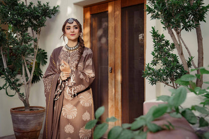 Nishat Linen - 3 Piece - Printed Embroidered Suit - 42303074