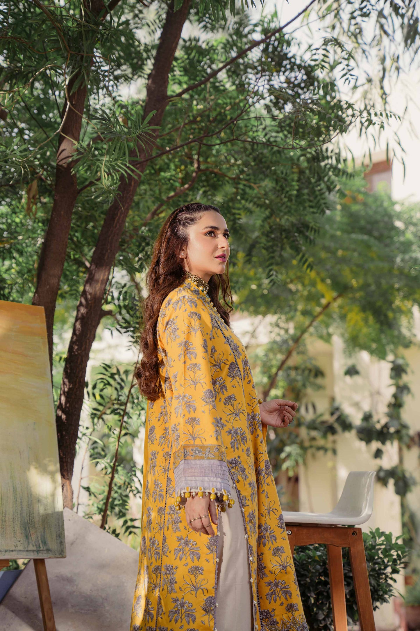 Nishat Linen - 3 Piece - Printed Embroidered Suit - 42303076