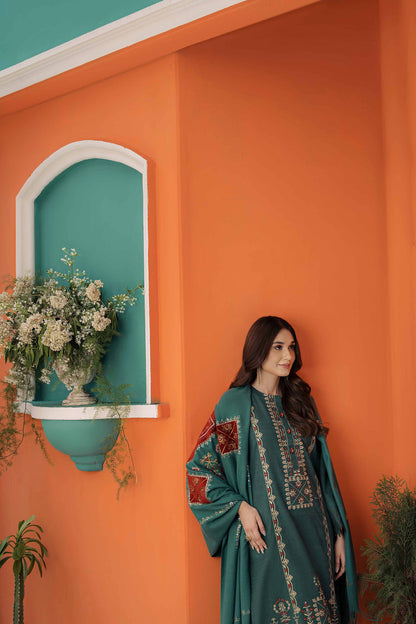 Nishat Linen - 3 Piece - Embroidered Suit - 42303081