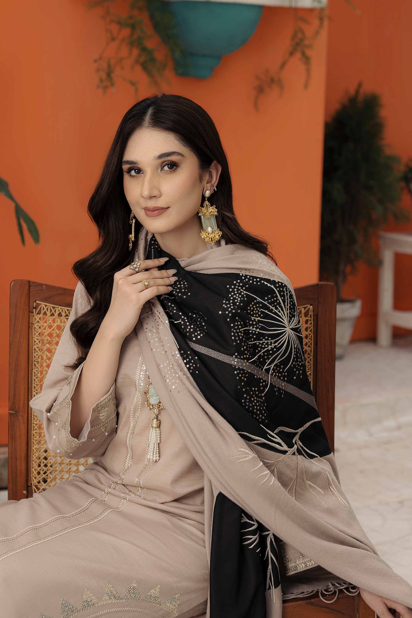 Nishat Linen - 3 Piece - Embroidered Suit - 42303086