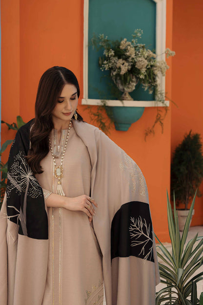 Nishat Linen - 3 Piece - Embroidered Suit - 42303086