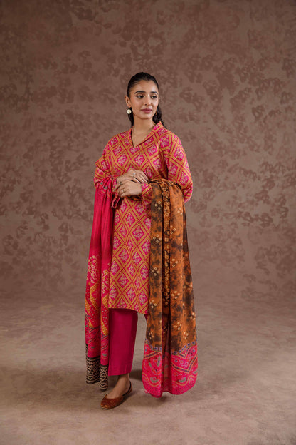 Nishat Linen - 3 Piece - Printed Suit - 42303107