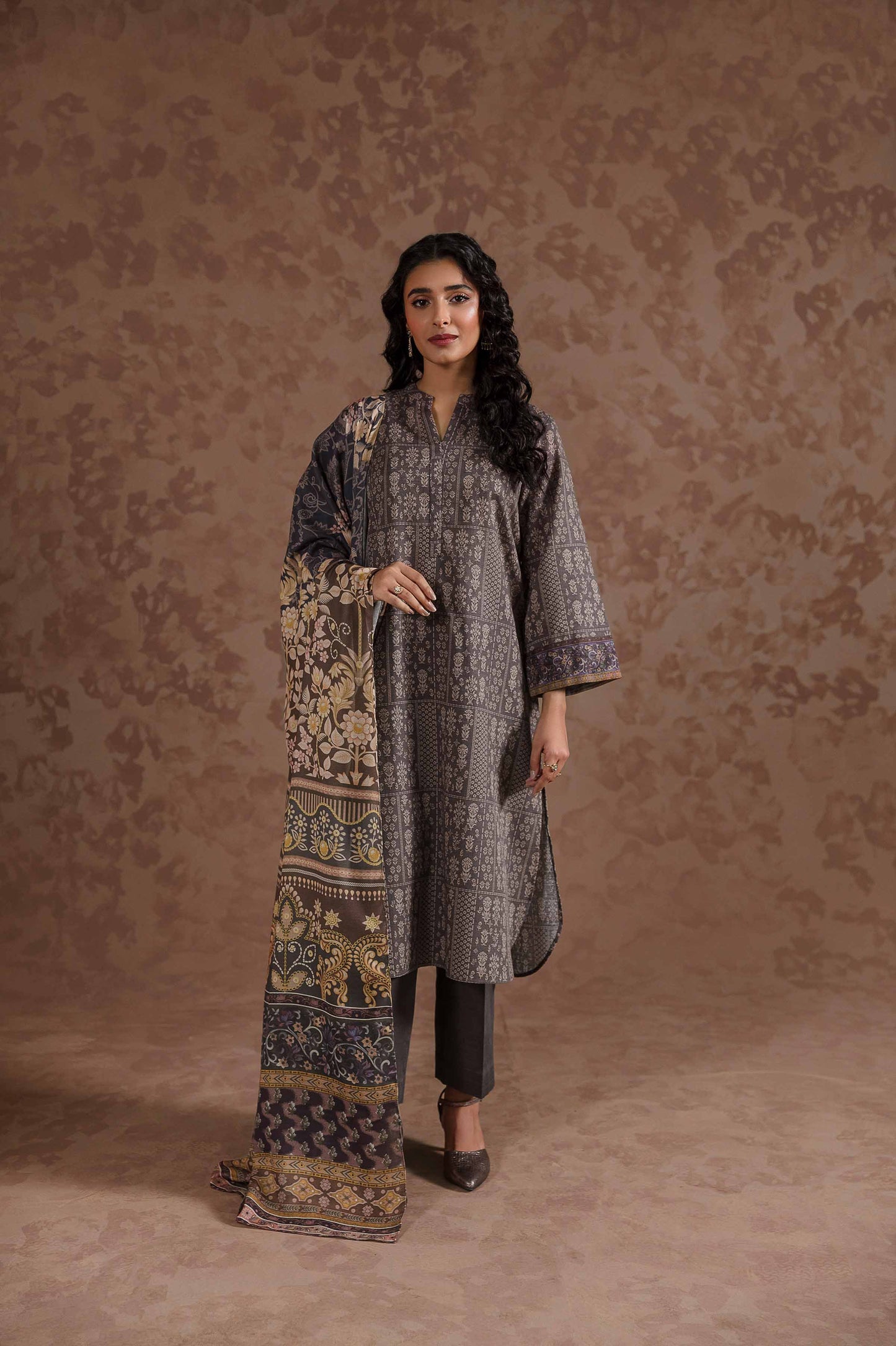 Nishat Linen - 3 Piece - Printed Suit - 42303108