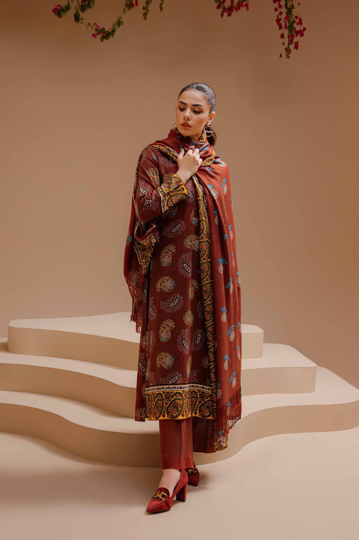 Nishat Linen - 3 Piece - Printed Suit - 42303141