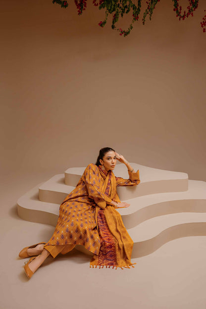 Nishat Linen - 3 Piece - Printed Suit - 42303149