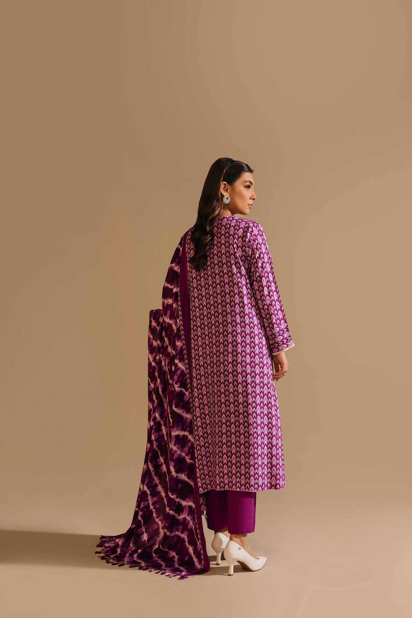 Nishat Linen - 3 Piece - Printed Embroidered Suit - 42303153