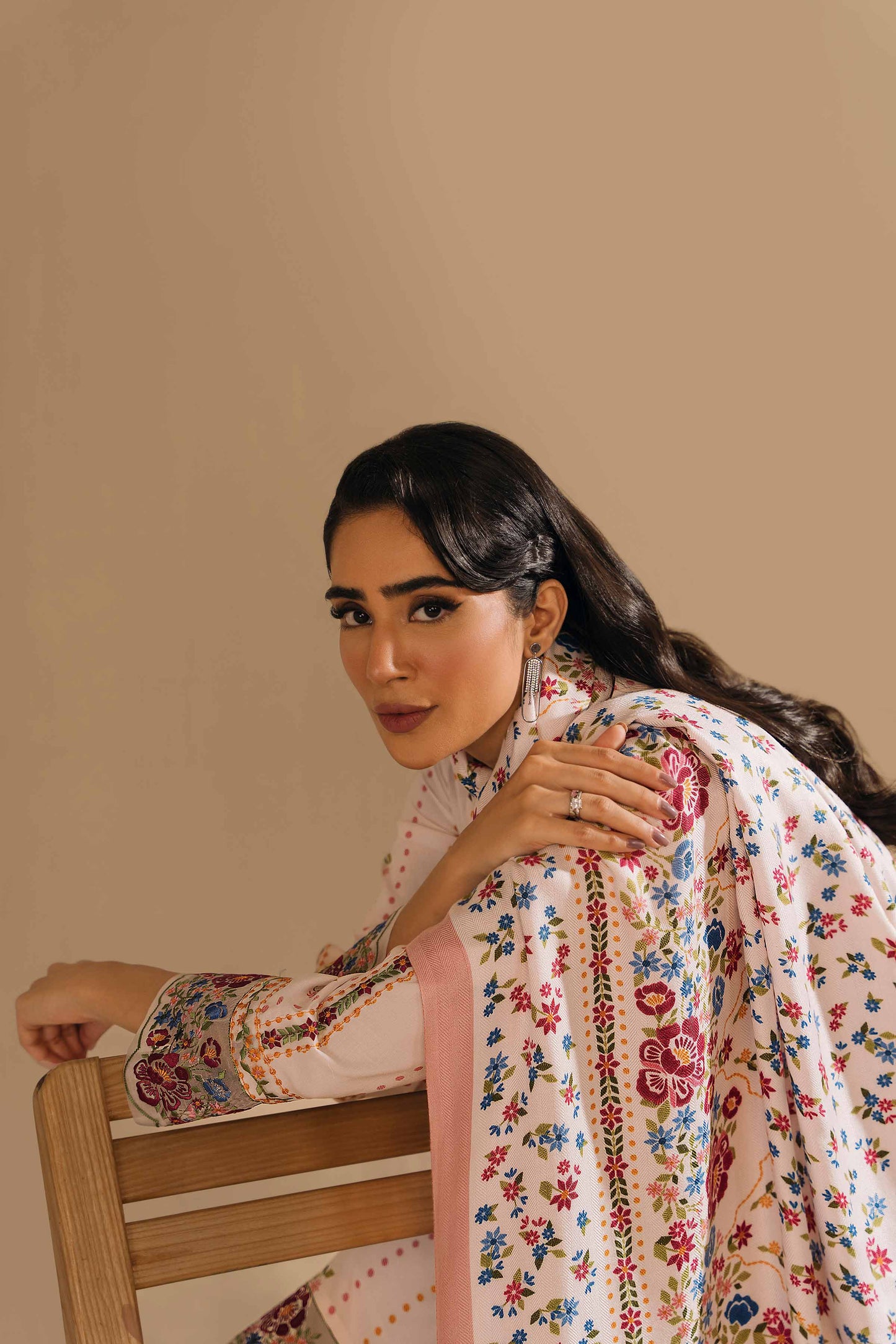 Nishat Linen - 3 Piece - Printed Embroidered Suit - 42303156