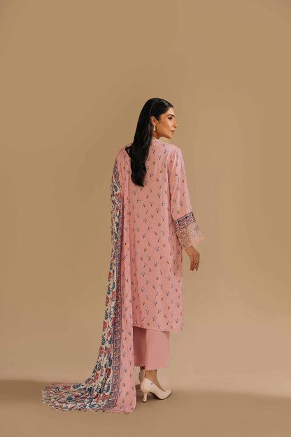 Nishat Linen - 3 Piece - Printed Embroidered Suit - 42303159