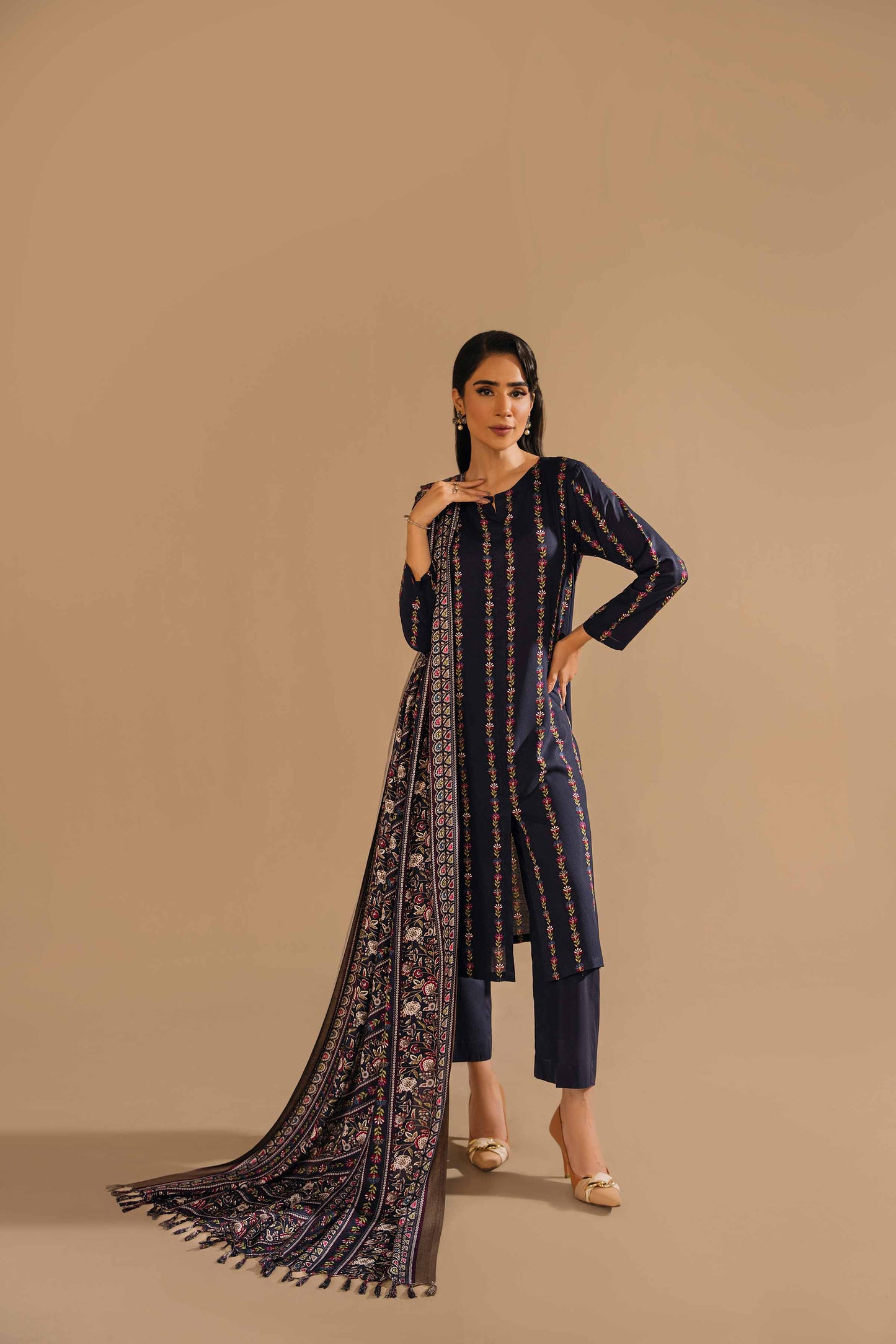 Nishat Linen - 3 Piece - Printed Suit - 42303161