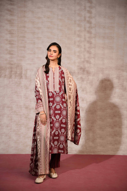 Nishat Linen - 3 Piece - Printed Suit - 42303187