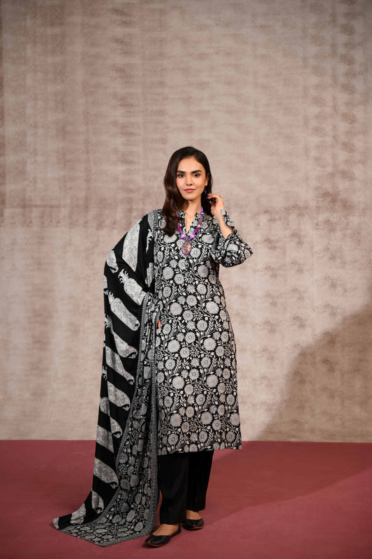 Nishat Linen - 3 Piece - Printed Suit - 42303190