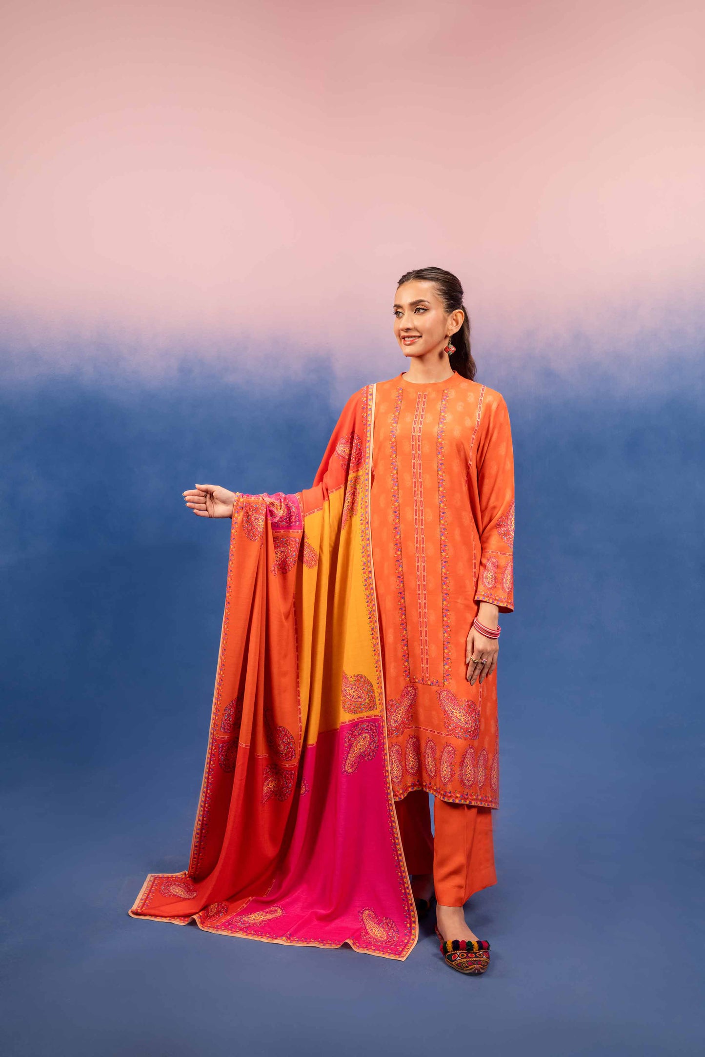 Nishat Linen - 3 Piece - Digital Printed Suit - 42303191