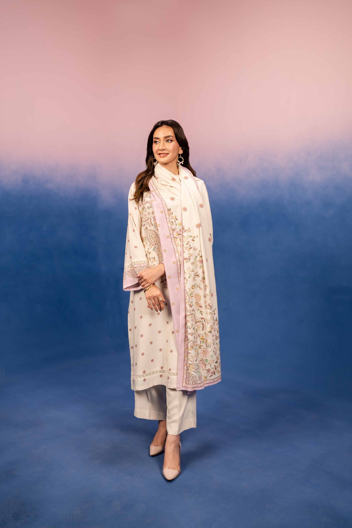 Nishat Linen - 3 Piece - Digital Printed Suit - 42303192