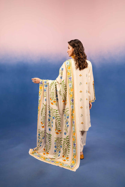 Nishat Linen - 3 Piece - Digital Printed Suit - 42303196