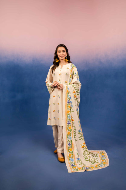 Nishat Linen - 3 Piece - Digital Printed Suit - 42303196