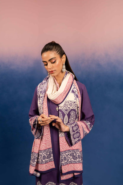 Nishat Linen - 3 Piece - Digital Printed Suit - 42303198