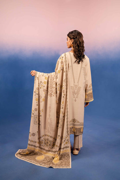 Nishat Linen - 3 Piece - Digital Printed Suit - 42303199