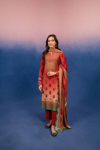 Nishat Linen - 3 Piece - Digital Printed Suit - 42303200