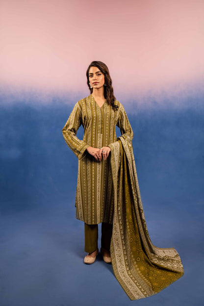 Nishat Linen - 3 Piece - Printed Suit - 42303202