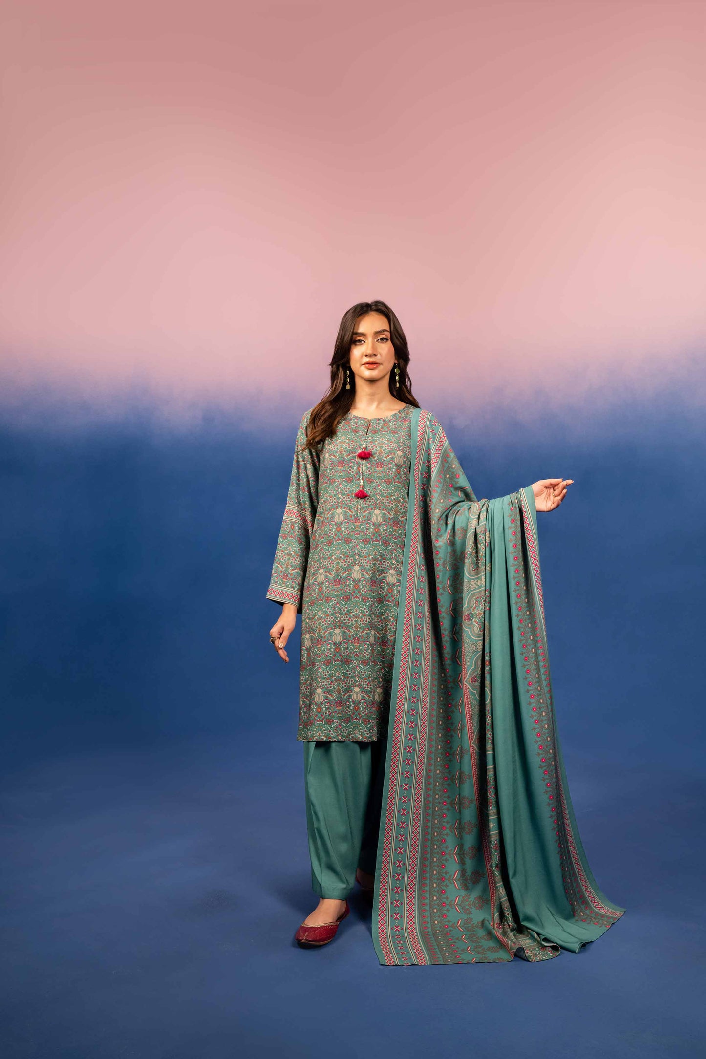 Nishat Linen - 3 Piece - Printed Suit - 42303205