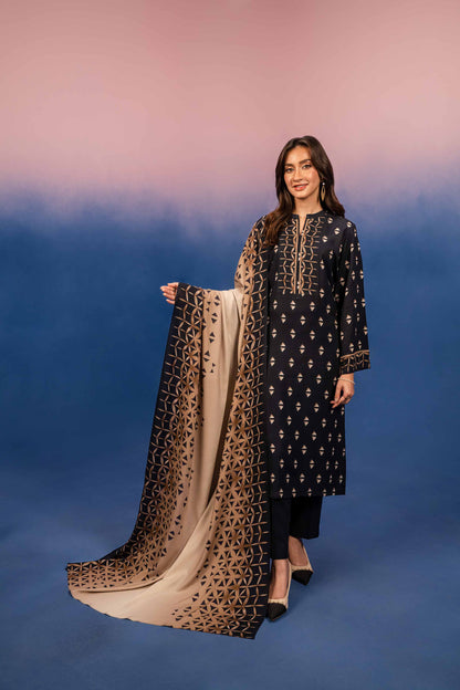 Nishat Linen - 3 Piece - Printed Suit - 42303207