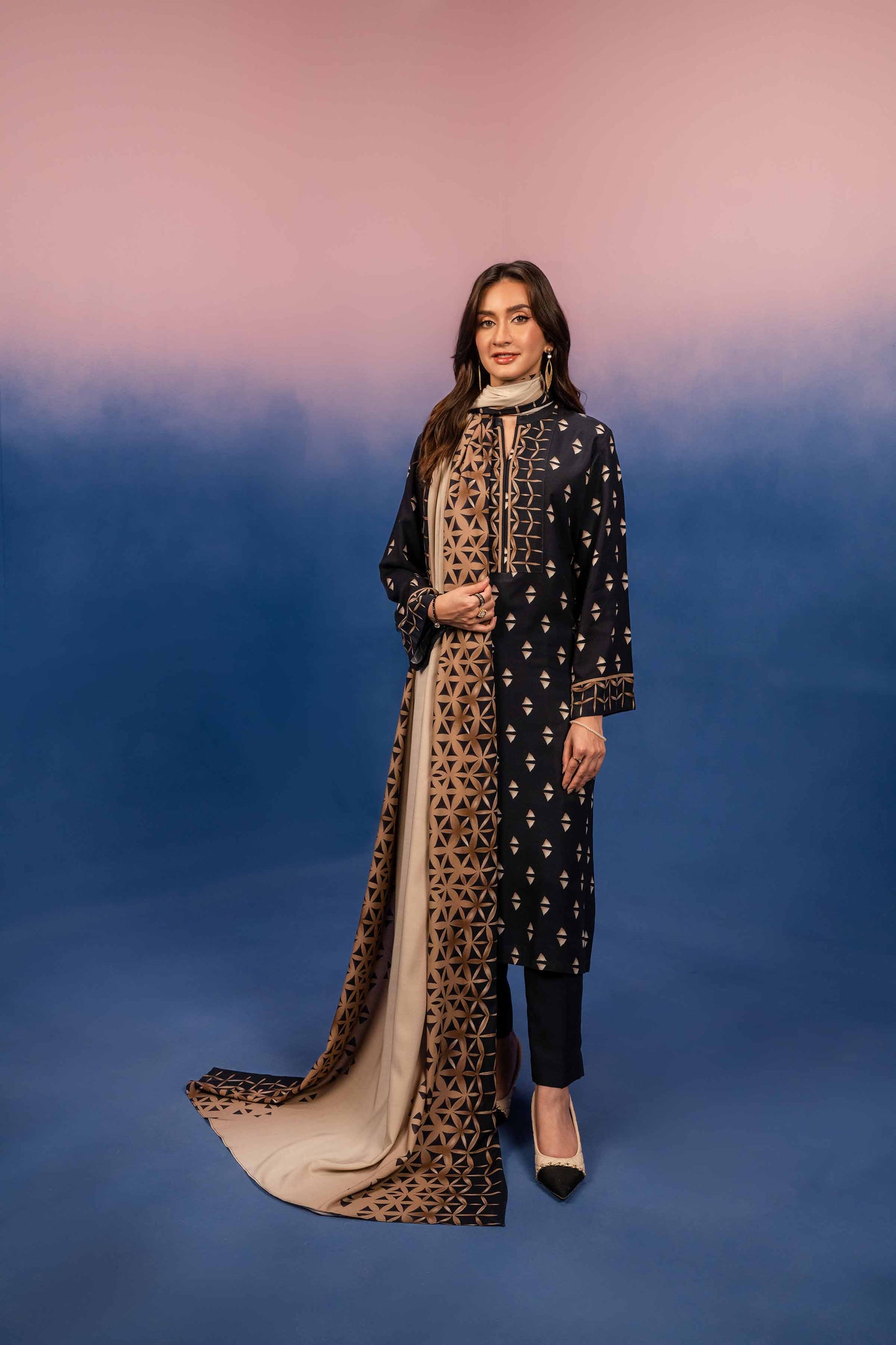 Nishat Linen - 3 Piece - Printed Suit - 42303207