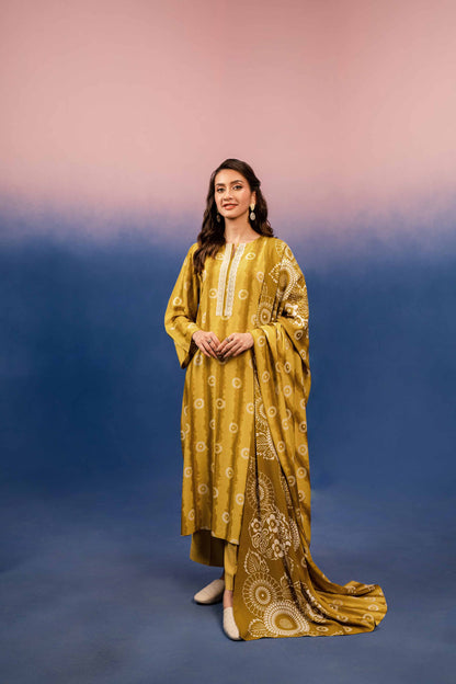 Nishat Linen - 3 Piece - Printed Suit - 42303209