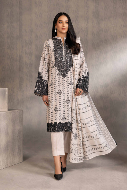 Nishat Linen - 3 Piece - Printed Embroidered Suit - 42303215